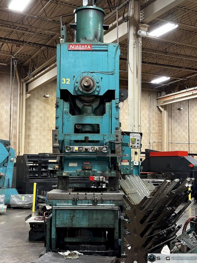 250-ton Niagara E-250 Single Point Gap Press For Sale, Rebuild in Process 2025