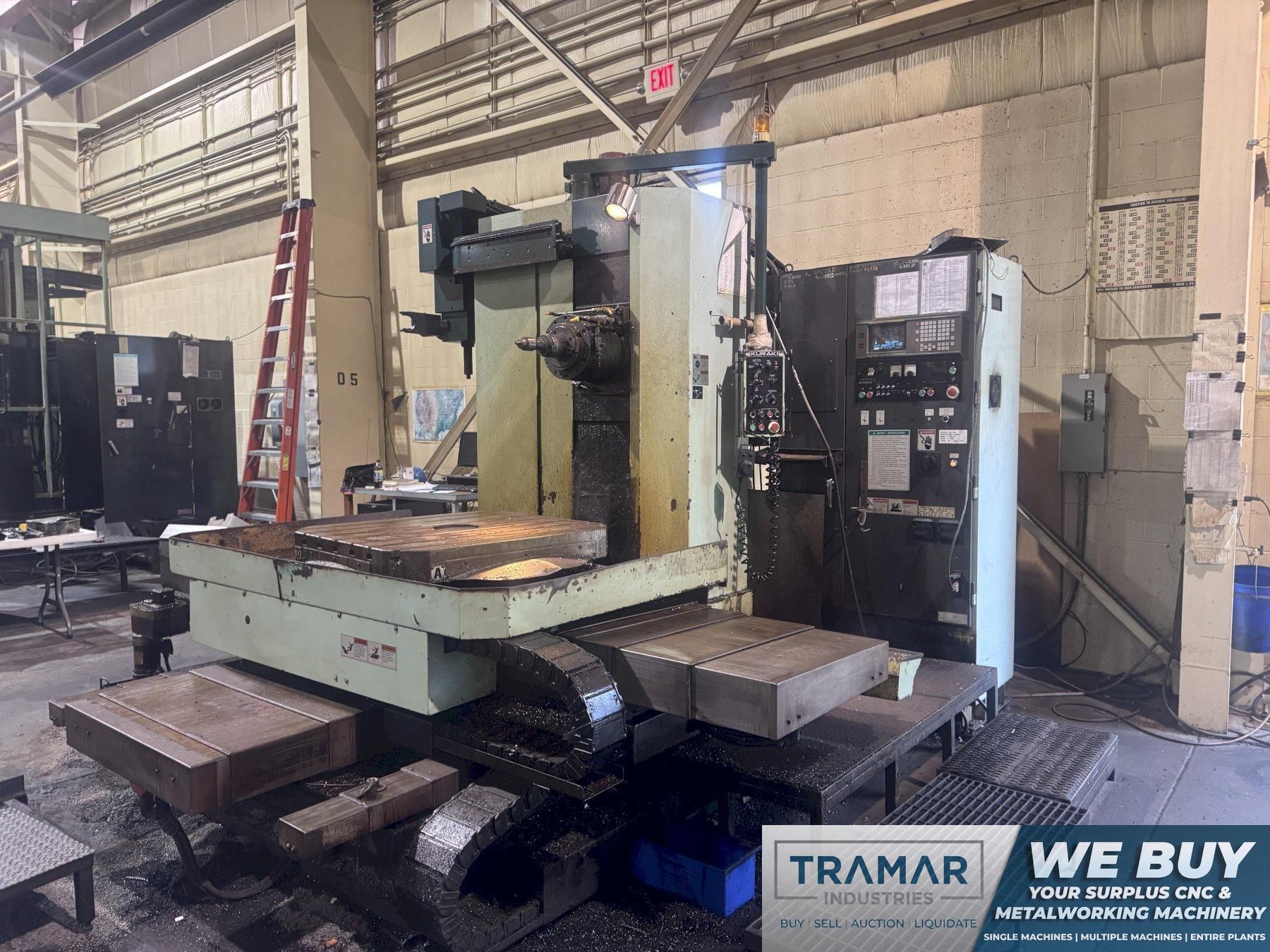 1995 Kuraki KBM-11A Used CNC Horizontal Boring Mill For Sale