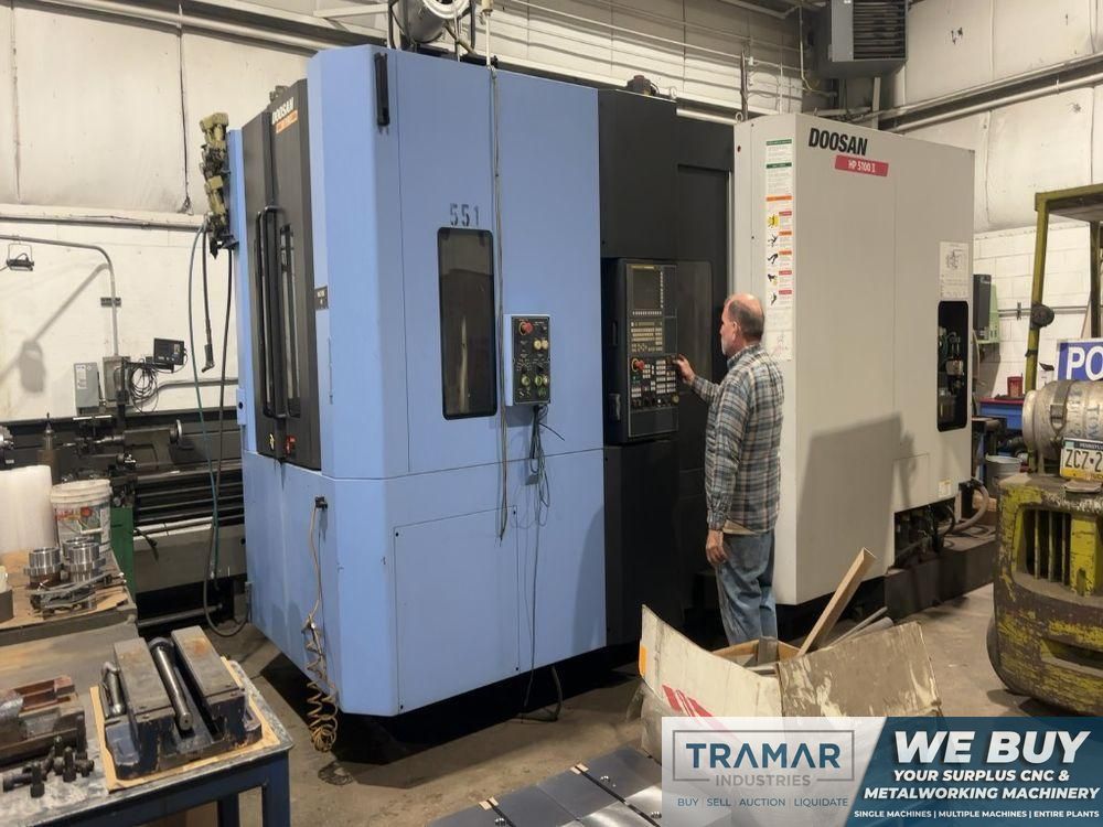 2015 Doosan HP 5100 II Used CNC Horizontal Machining Center For Sale