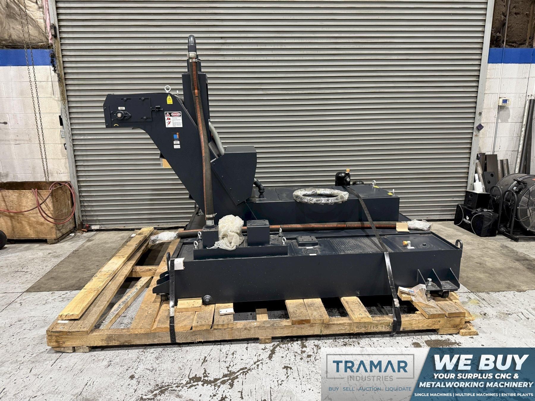 Mayfran MagSep Makino A81NX CNC Magnetic Scraper Chip Conveyor