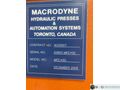 50 ton Macrodyne Model MPZ-50 4-Post Used Hydraulic Press For Sale, Year 2008