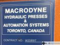 50 ton Macrodyne Model MPZ-50 4-Post Used Hydraulic Press For Sale, Year 2008