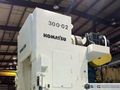300 Ton Komatsu E2M-300 Mechanical Straight Side Metal Stamping Press For Sale, Under Power!