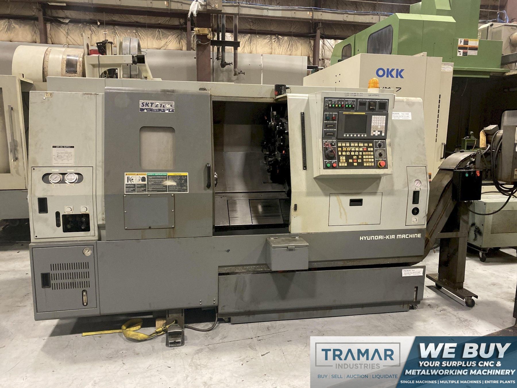 Hyundai Kia SKT-21LMS CNC Horizontal Lathe