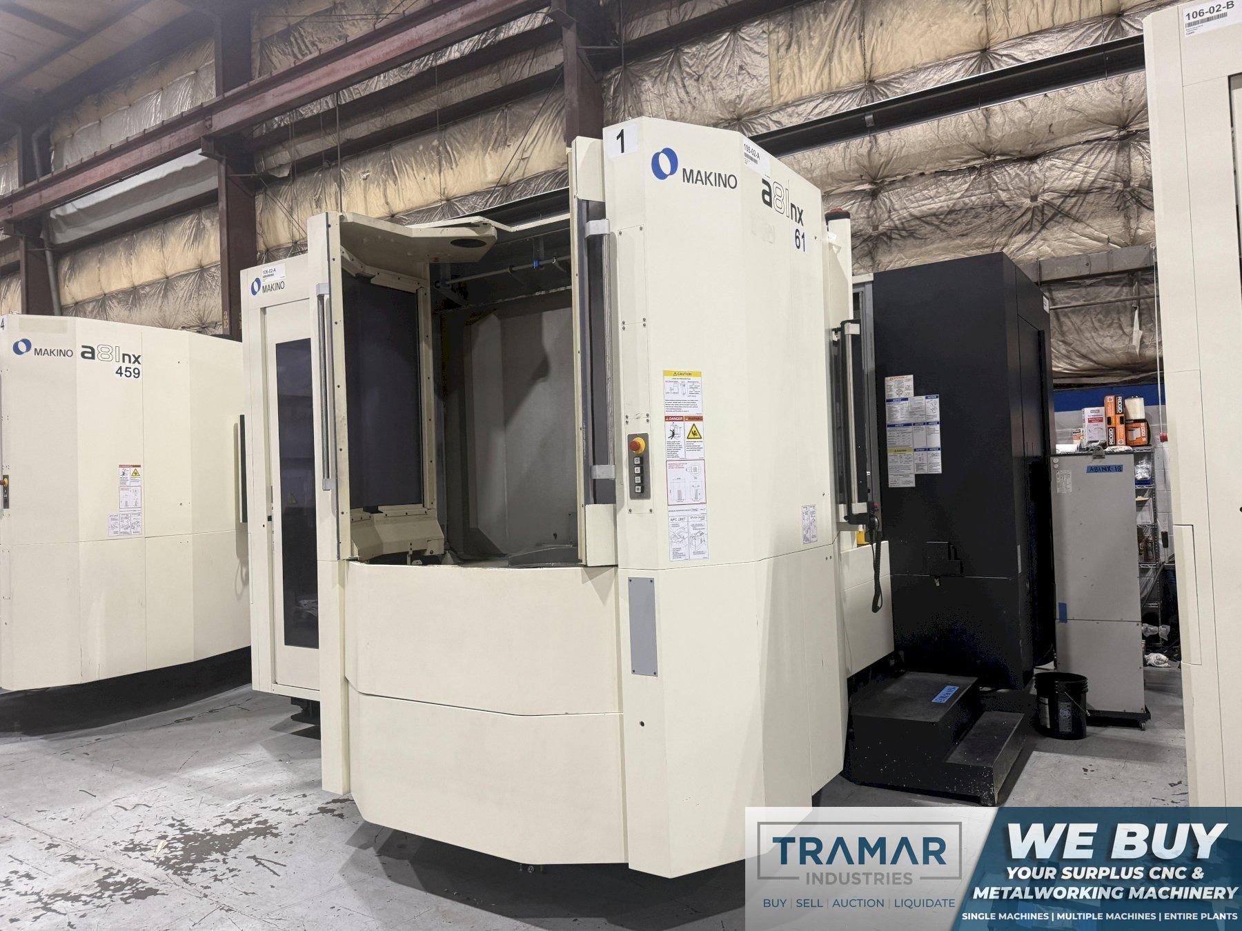 2014 Makino a81NX CNC Horizontal Machining Center For Sale