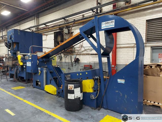 10,000 lbs. x 18" Dallas Used Coil Cradle Straightener For Sale, Model DCCD1018 - DPS-3.5-5-18