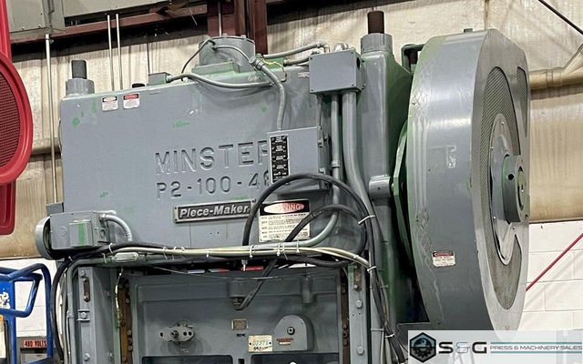 100 ton Minster P2-100-48 Piece-Maker SSDC Mechanical Metal Stamping Press