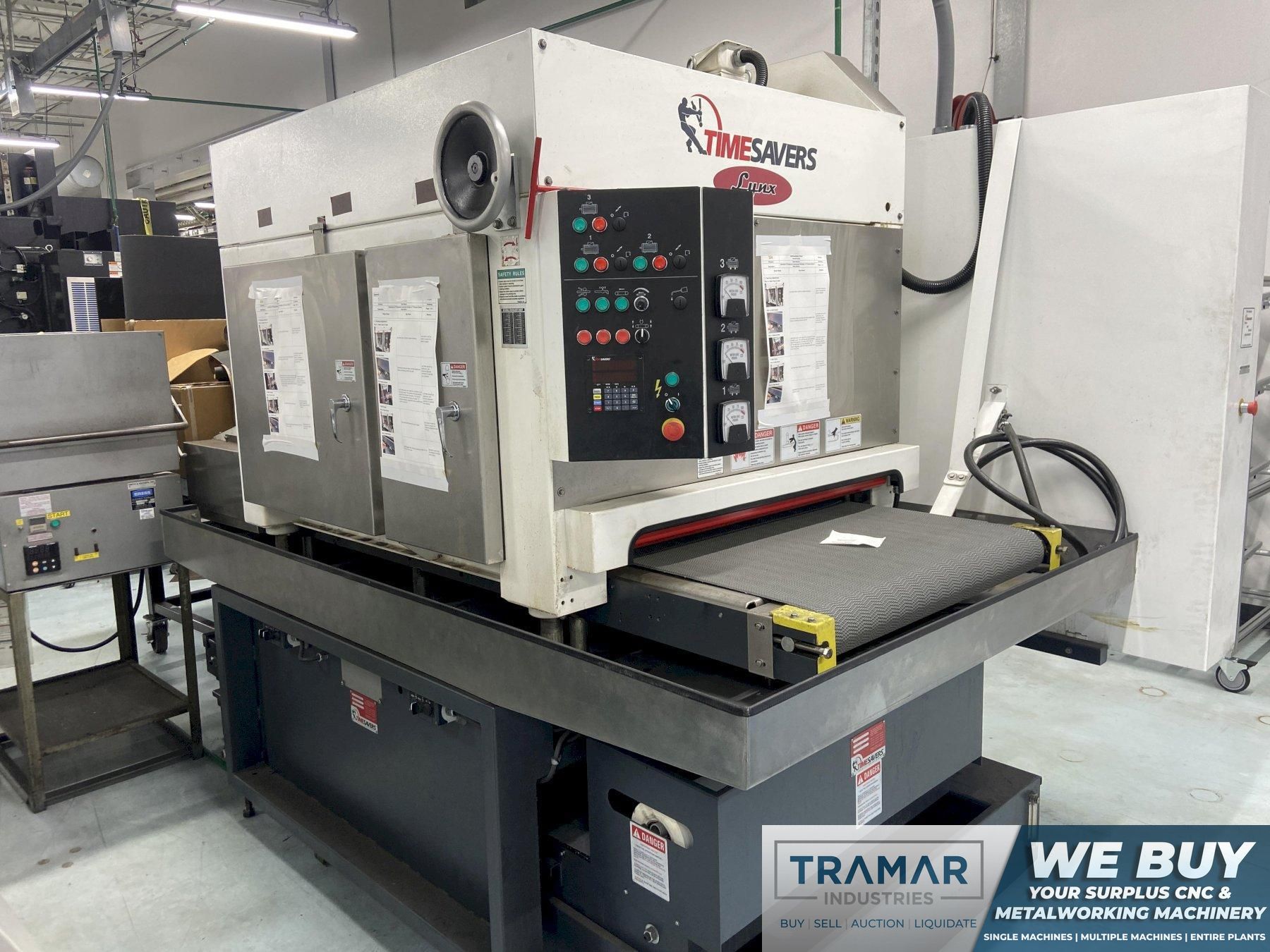 Timesavers Lynx 37MWT-DDD-60 Wet Drum Brush Model & Wide Belt Sander For Sale - 2020