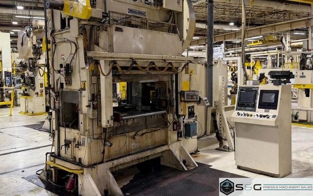 Used Minster Press For Sale - 150 ton Minster Piece-Maker Model P2-150-60 Geared, Year 1996