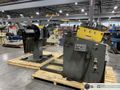 2500 lbs. x 12" Coe Press Equipment Double End Reel and Powered Straightener