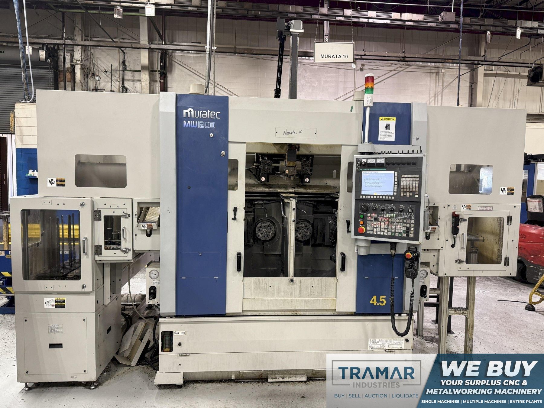 2020 Murata Muratec MW120 Used Twin Spindle CNC Lathe For Sale