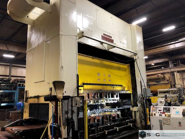600 ton Bliss SE2-600-144-60 Straight Side Press, New 1996