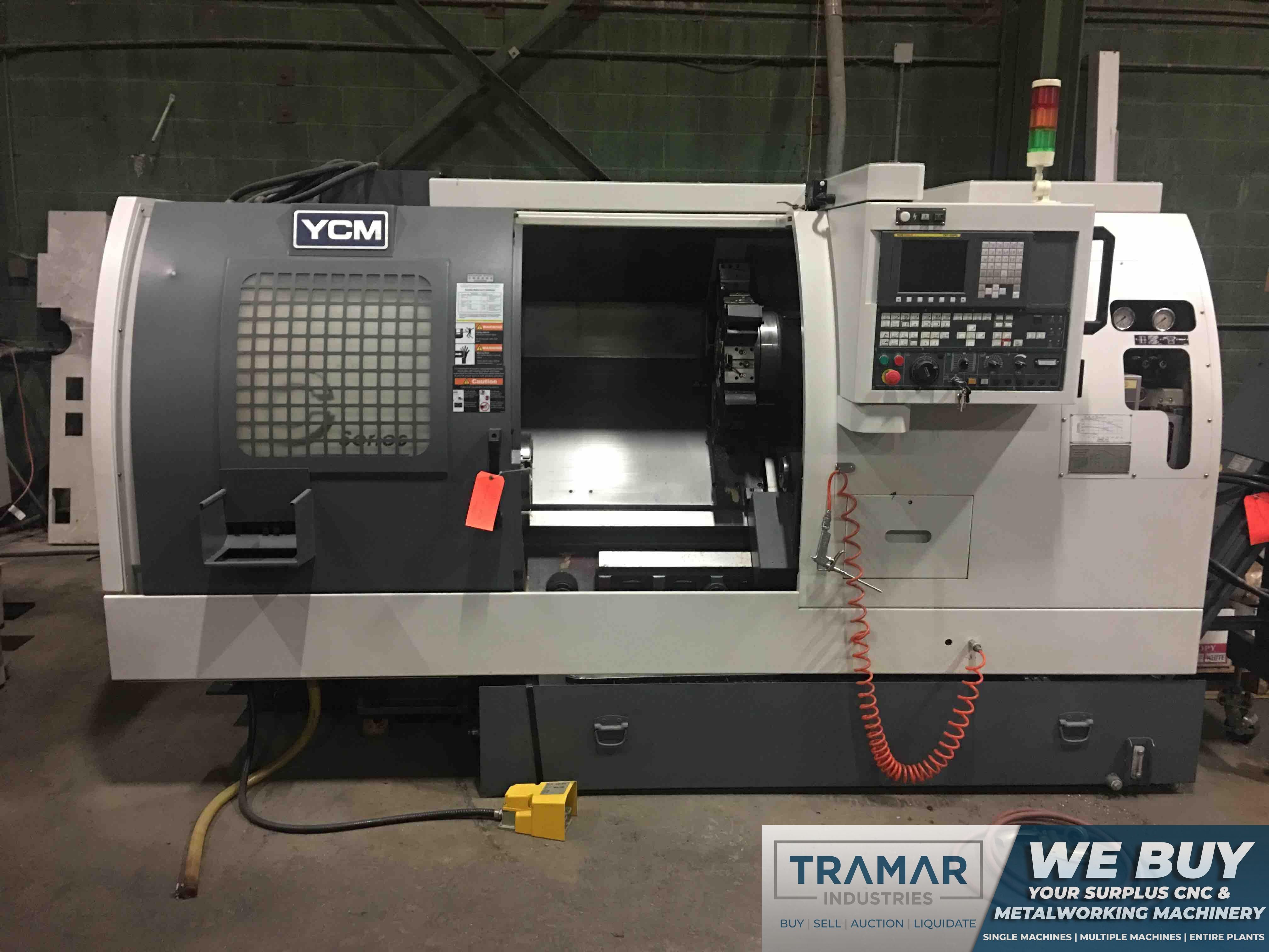 YCM TC-26 CNC LATHE w/Fanuc TCP-100FA, 10