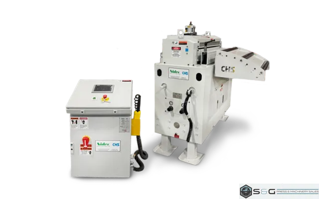New 2026 NIDEC-CHS MX-324 Servo Feeder - Precision Coil Handling Equipment, 24" Coil Width