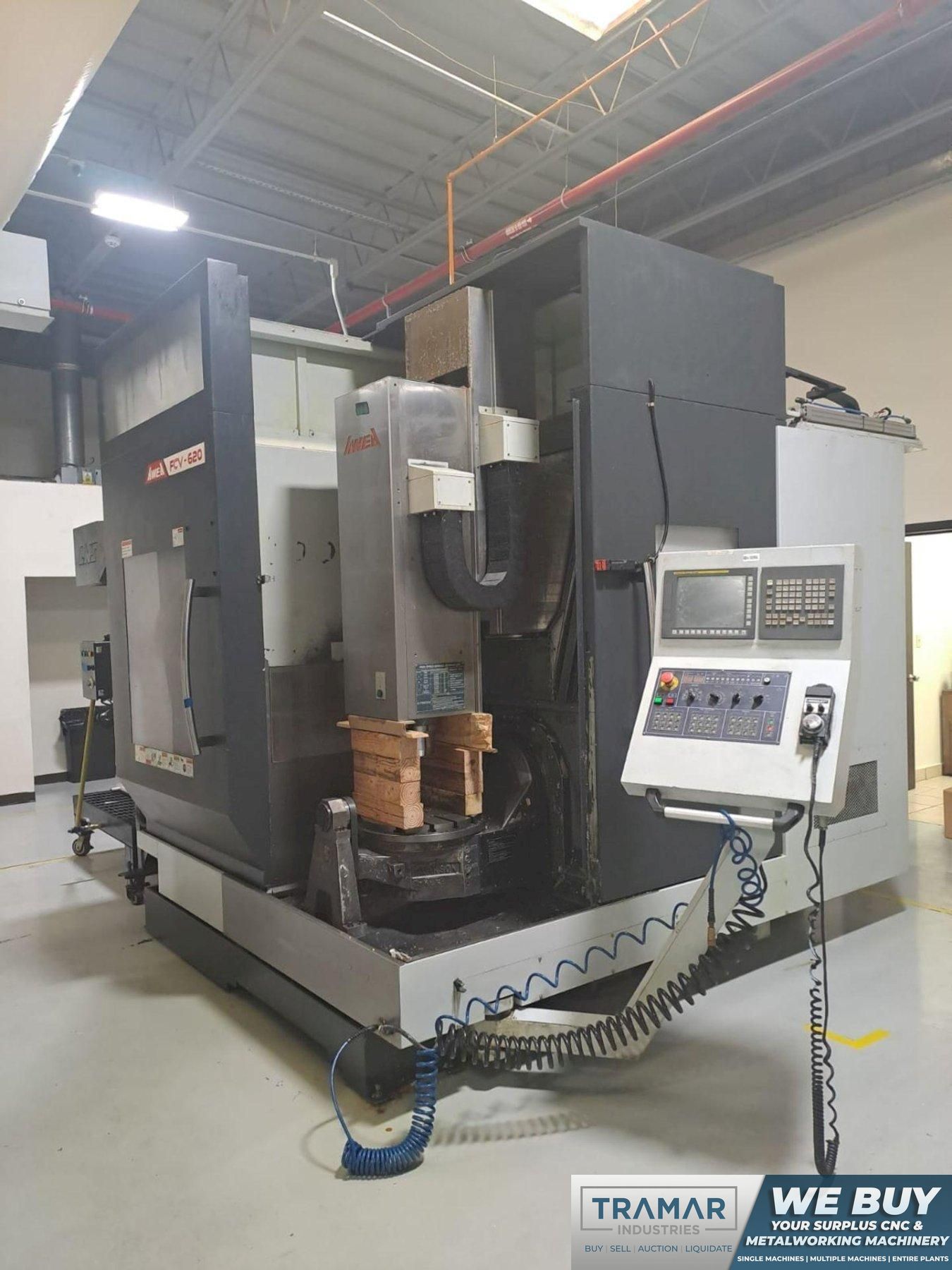 2016 Awea Yama Seiki FCV-620 5-Axis CNC Vertical Machining Center For Sale