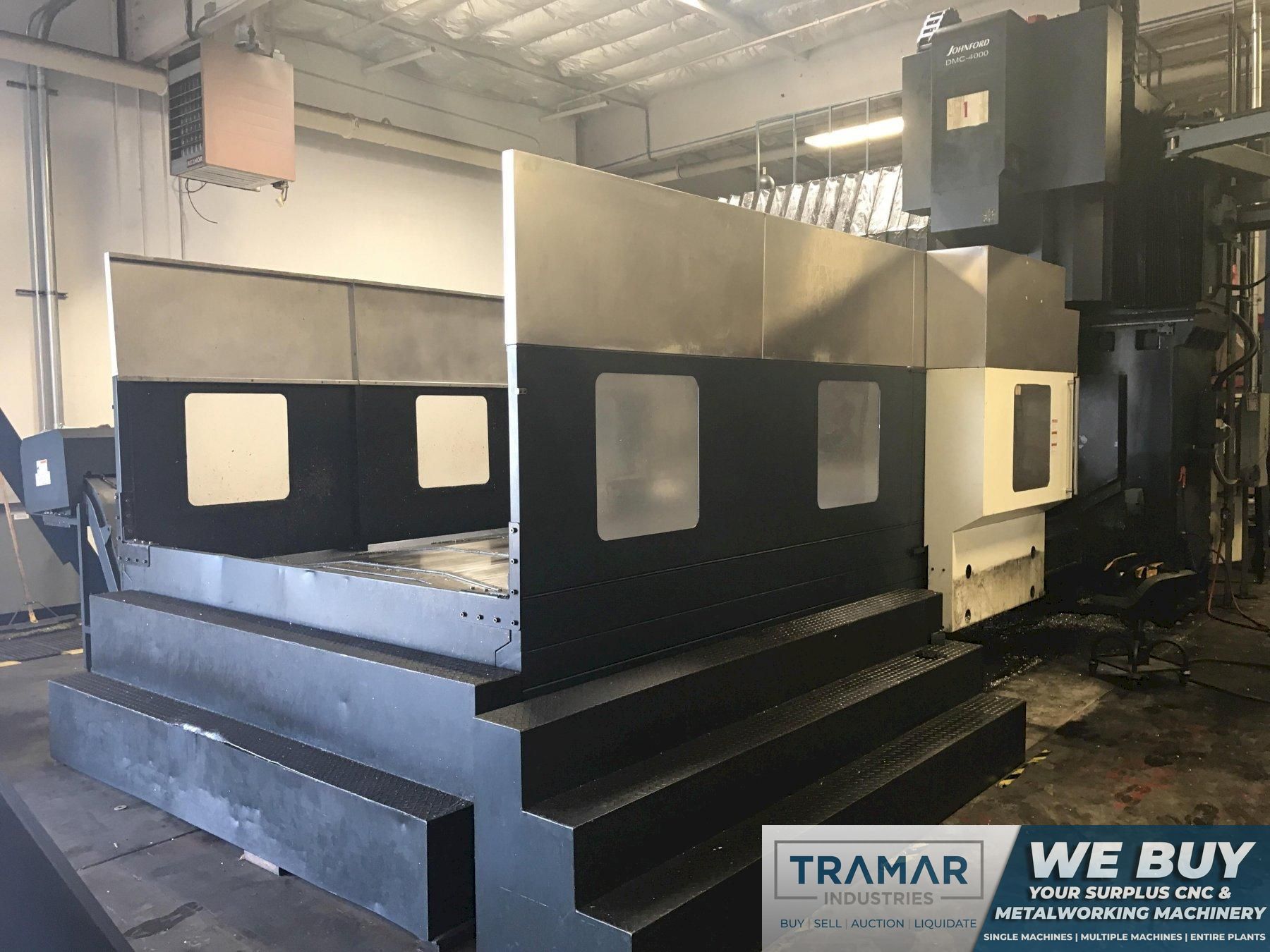 Johnford DMC4000/2800 CNC Bridge Style Vertical Machining Center, Fanuc 18i Control, 158
