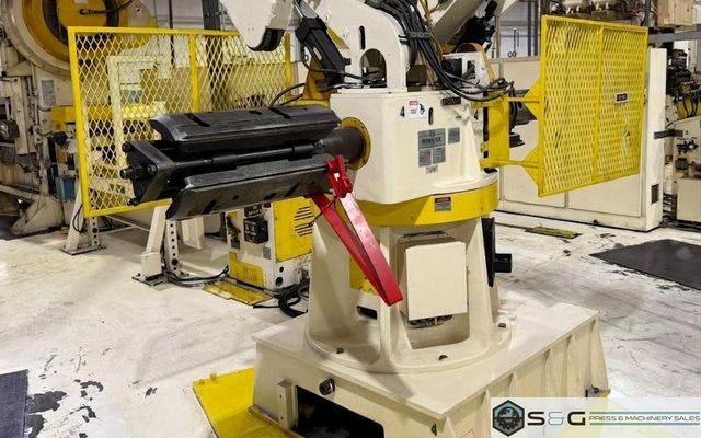 Used Minster Servo Coil Feed Line - 20 inch x 10,000 lbs. x .110" Thickness Capacity, Year 1996