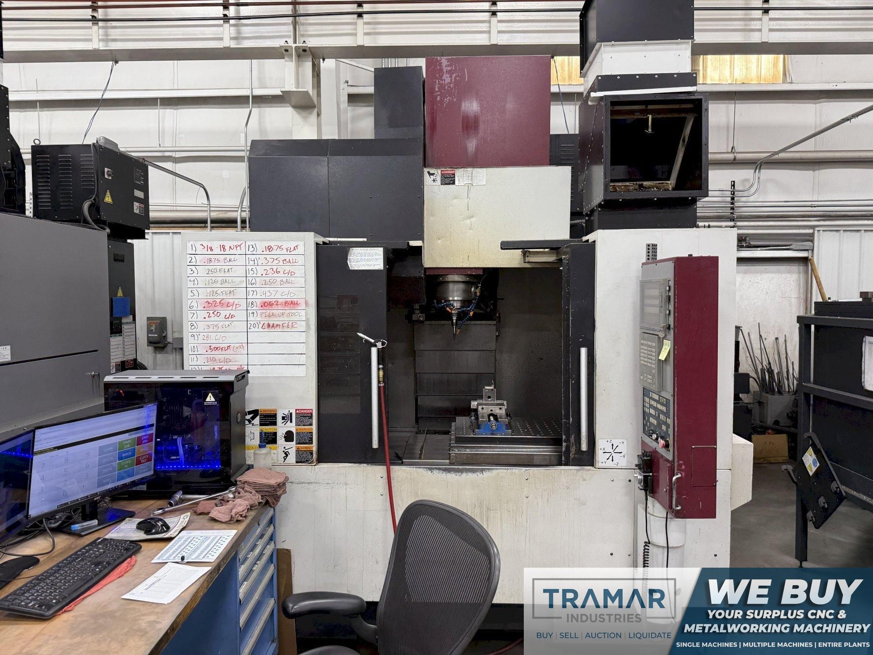 Used 2006 OKK VM5 III CNC Vertical Machining Center For Sale