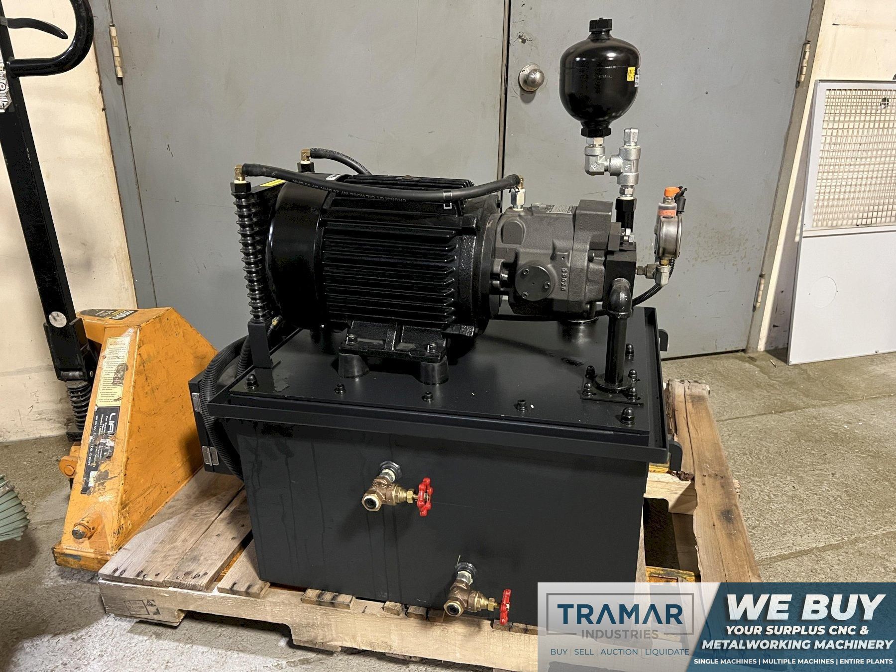 Hydtec MV0127-000086 CNC Hydraulic Power Unit w/ Higen Pump | 14 L/min @ 60Hz | From Doosan HMC