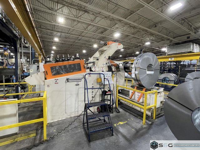 40,000 lbs. x 36" Feed Lease High Strength Steel Coil Feed Line, Year 2015