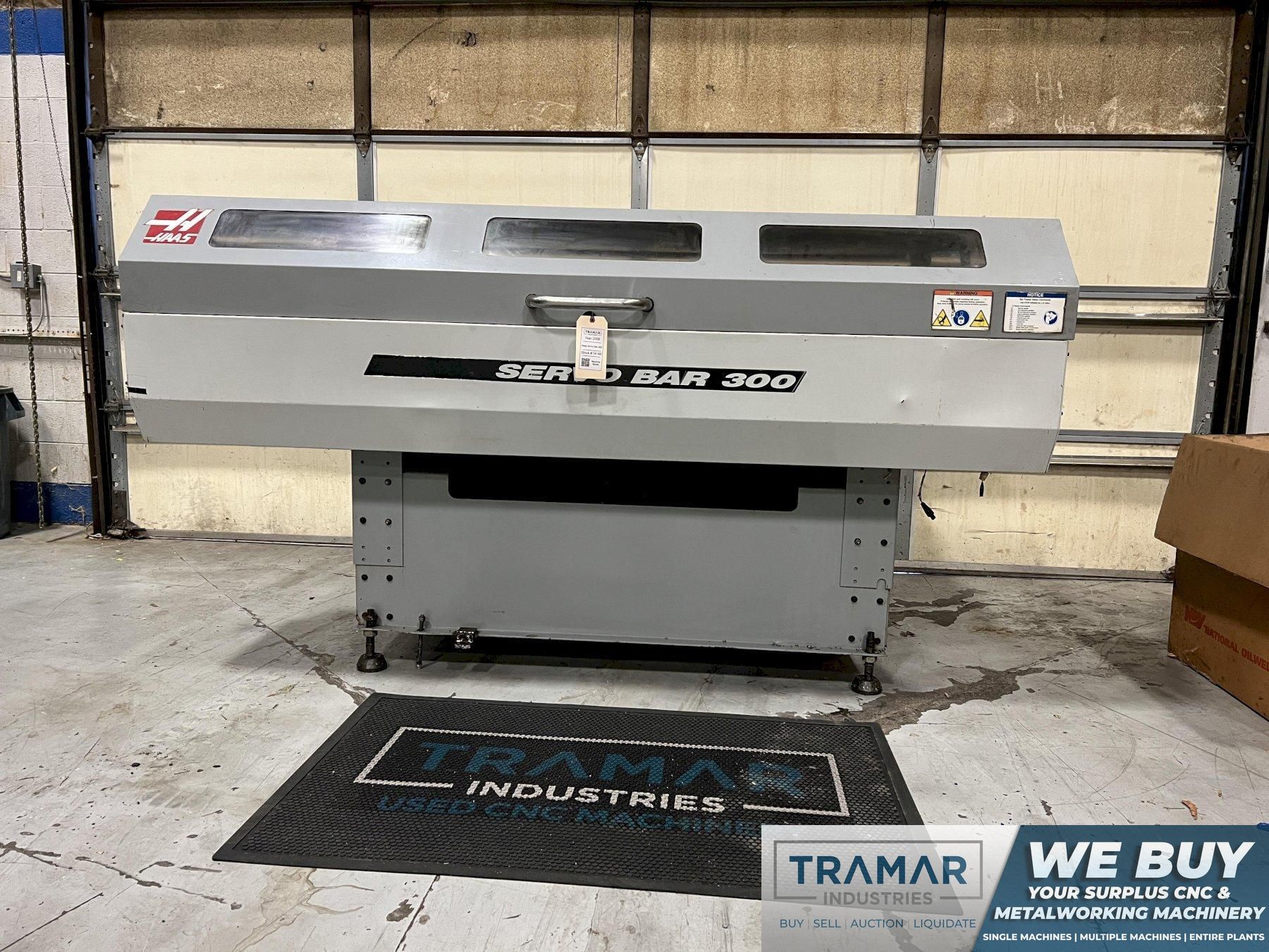 Haas Servo Bar 300 Used Bar Feeder For Sale - 2008