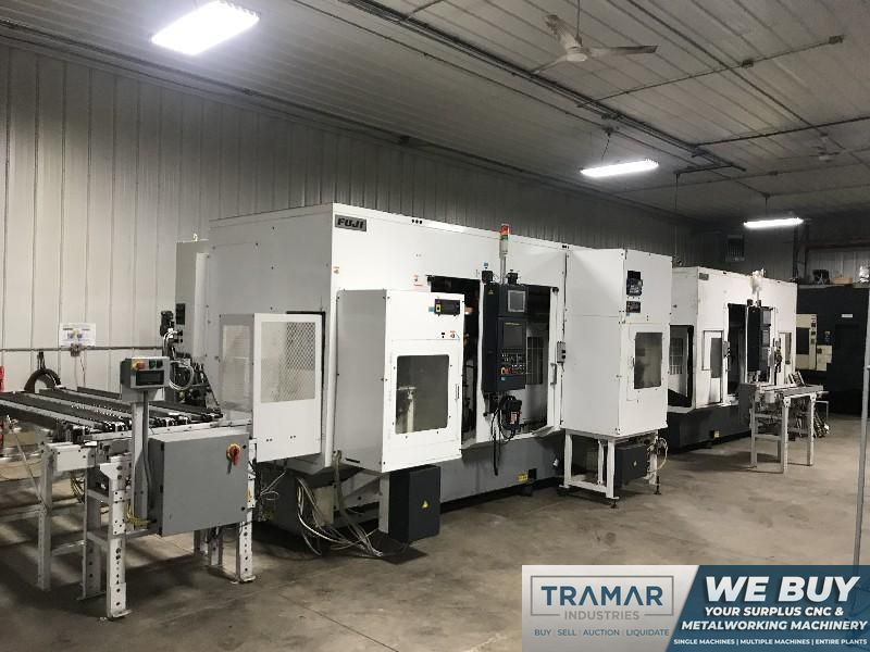 Fuji ANW41T CNC Twin Spindle Automated Lathe