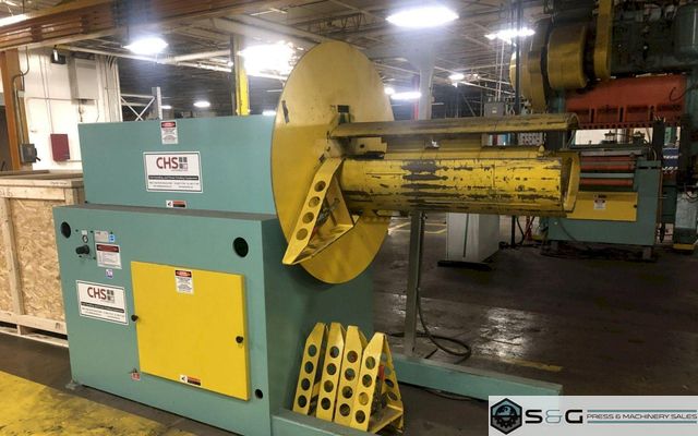 10,000 lbs  x 30" CHS MOTORIZED COIL REEL MODEL# DR-100-30, NEW 2015