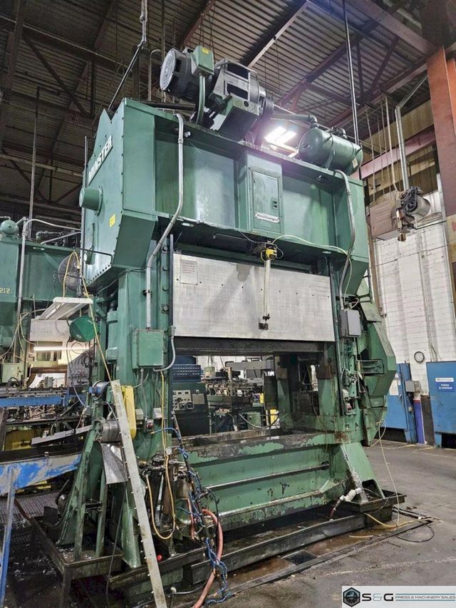 Minster Press For Sale - 400 ton Capacity Hevi-Stamper Model E2-400-96-42 Year 1990