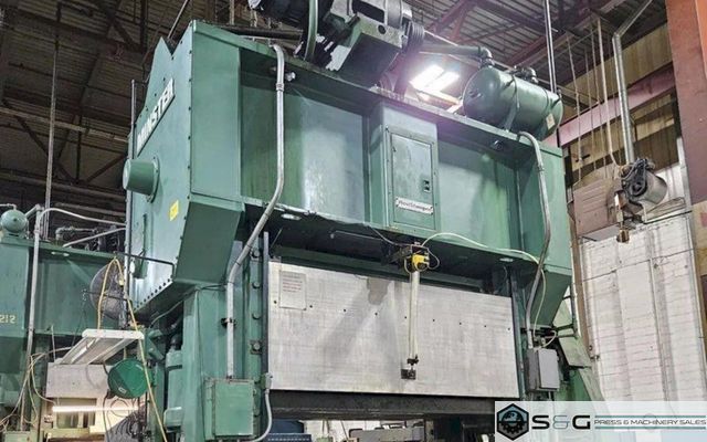 Minster Press For Sale - 400 ton Capacity Hevi-Stamper Model E2-400-96-42 Year 1990