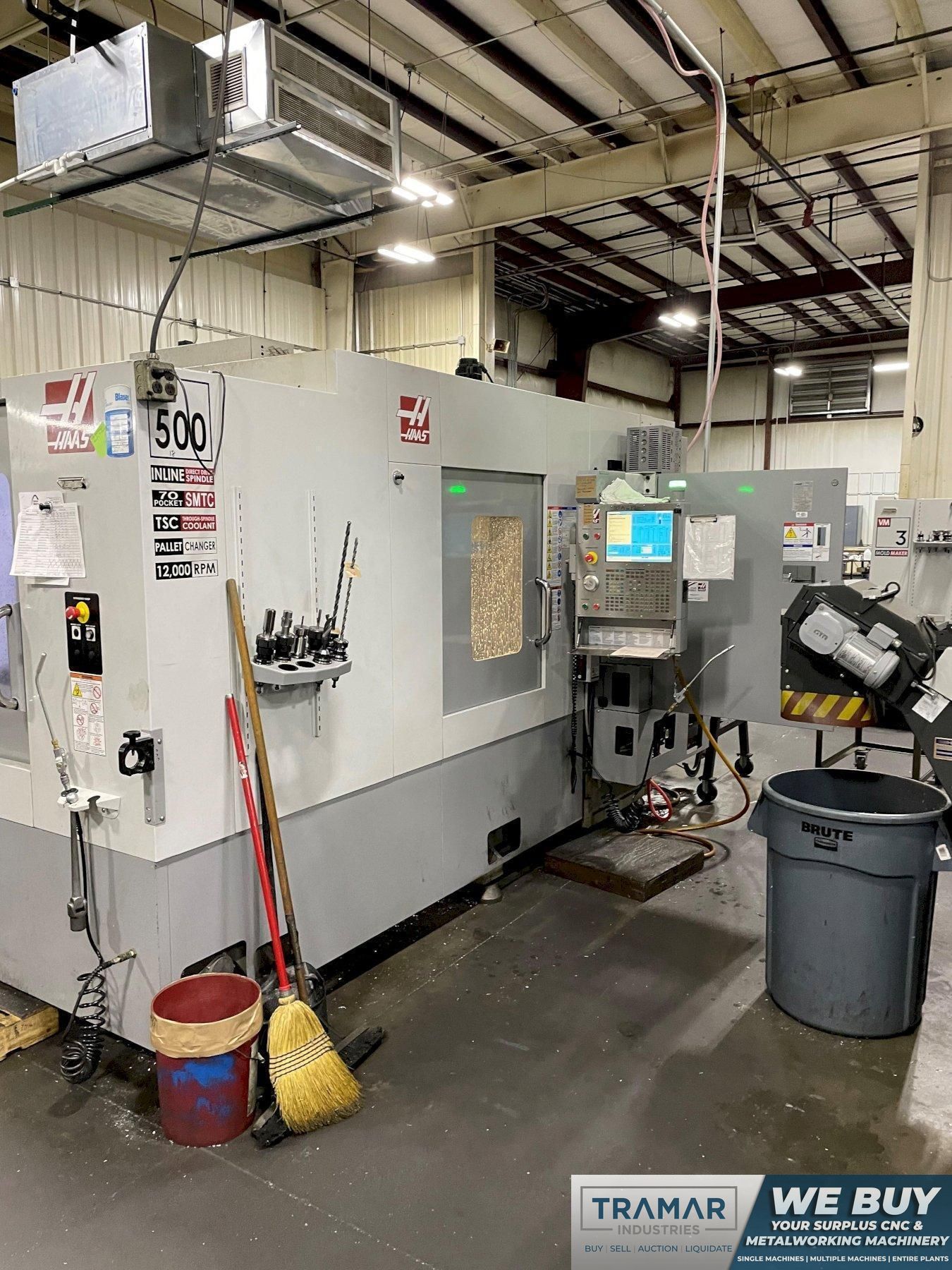 Haas EC-500 Used CNC Horizontal Machining Center For Sale - 2008