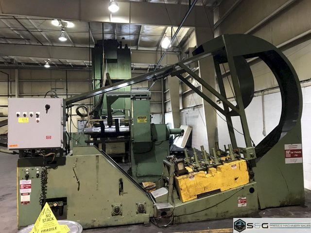 10,000 lbs x 18" Air Feeds Inc. Coil Cradle Straightener