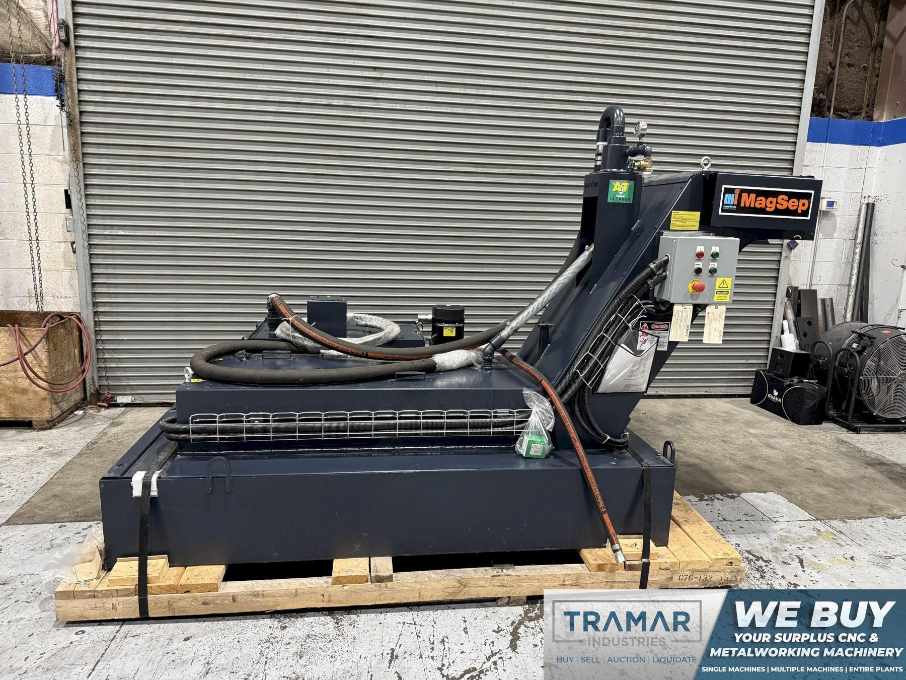 Mayfran MagSep Makino A71NX CNC Magnetic Chip Conveyor For Sale