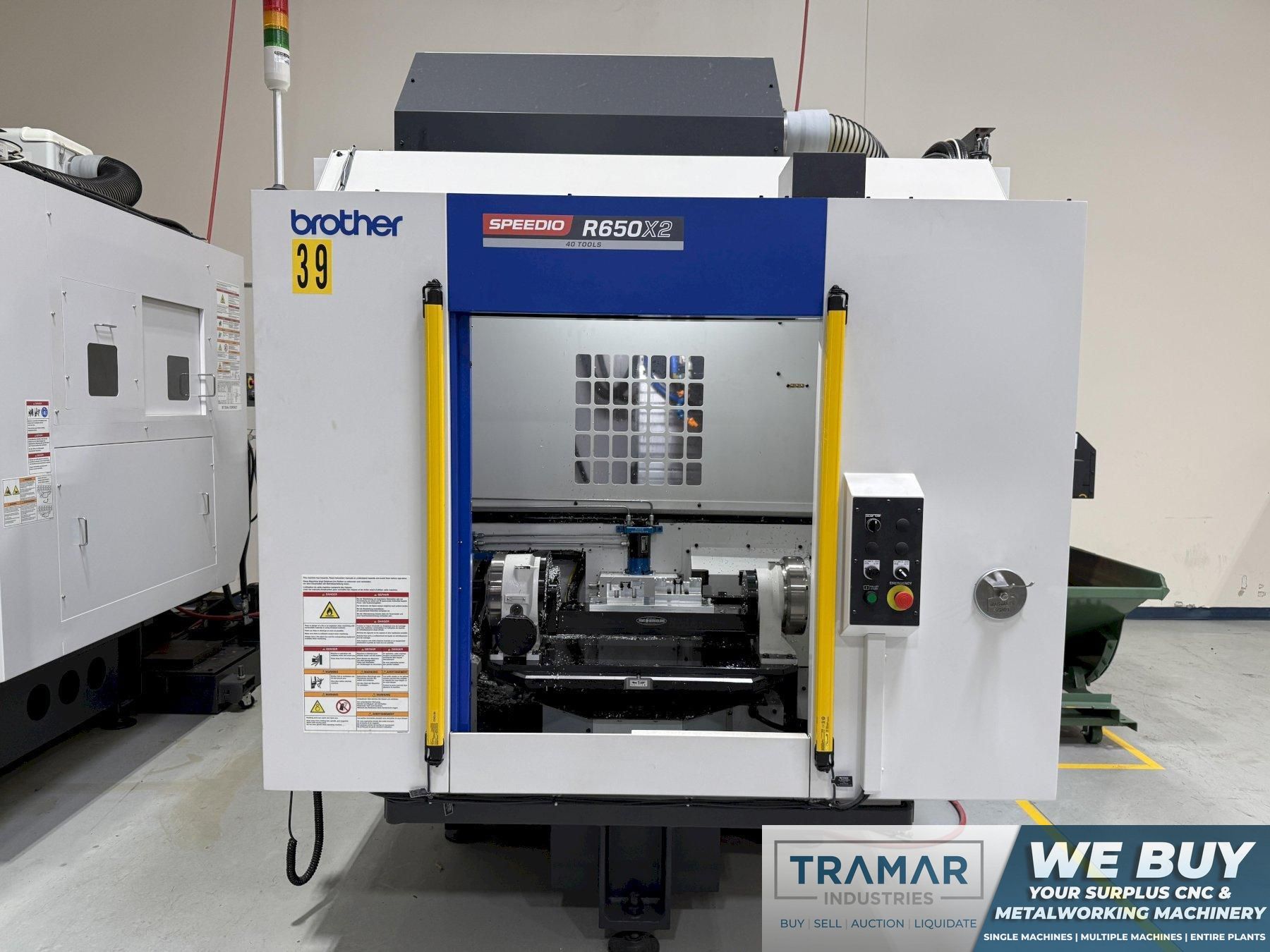 Used 2021 Brother Speedio R650X-2 CNC Drill and Taping Center Machine For Sale
