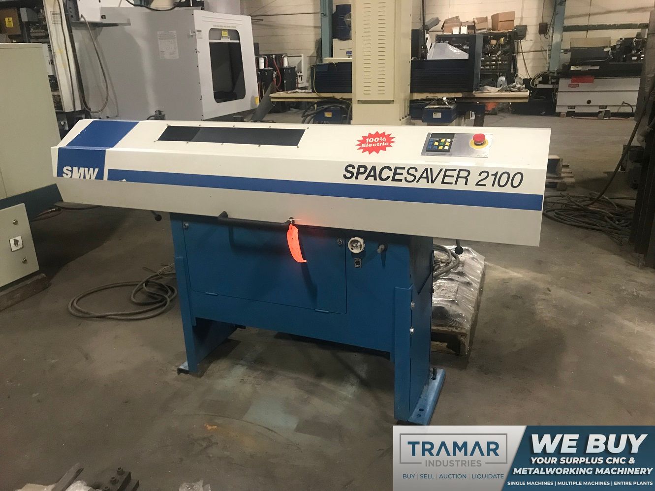 SMW SPACESAVER 2100 MAGAZINE TYPE BAR FEED