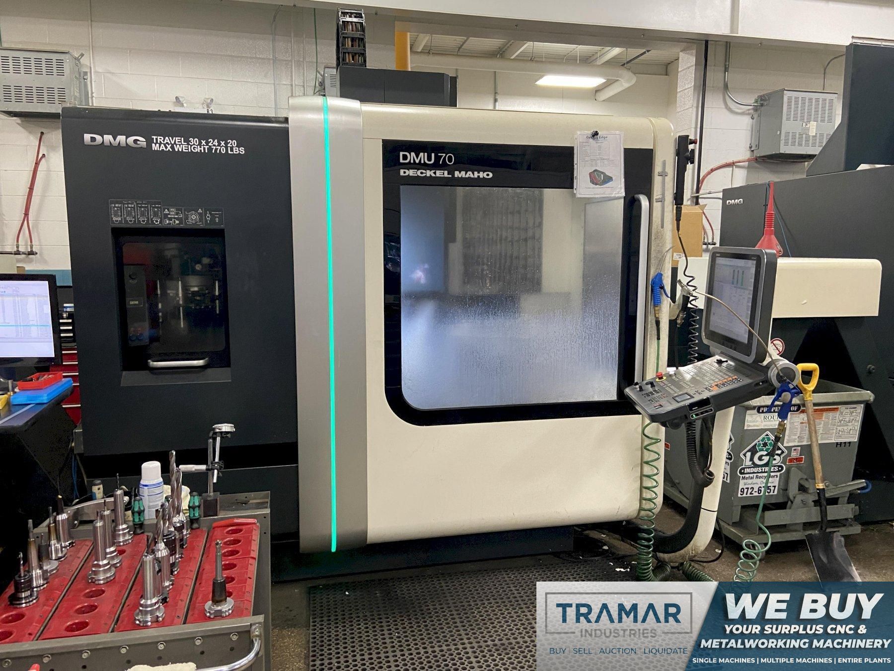 DMG Deckel Maho DMU-70 (5) Axis CNC Vertical Machining Center (2010)