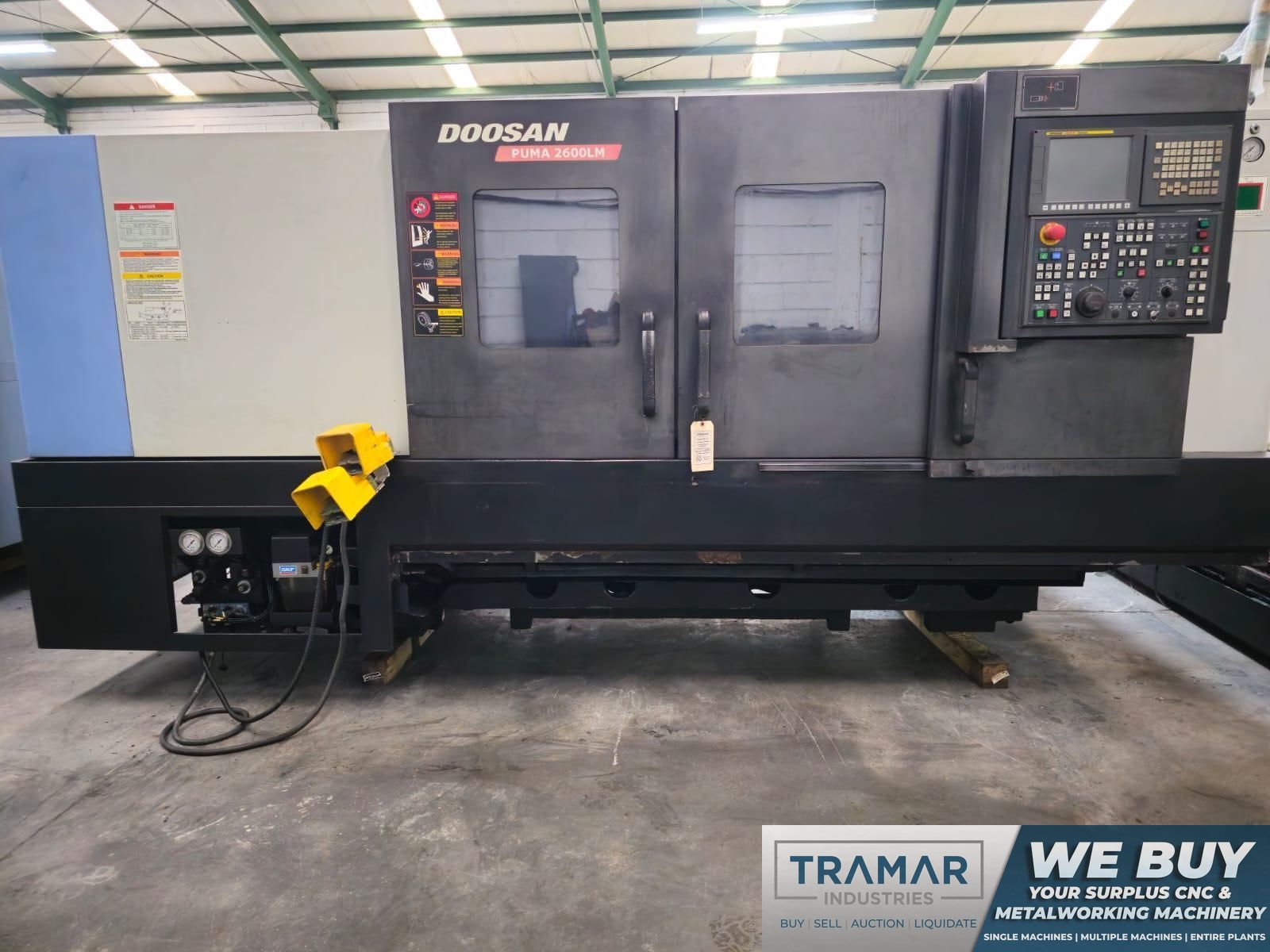 Doosan 2600LM Used CNC Lathe For Sale - 2012