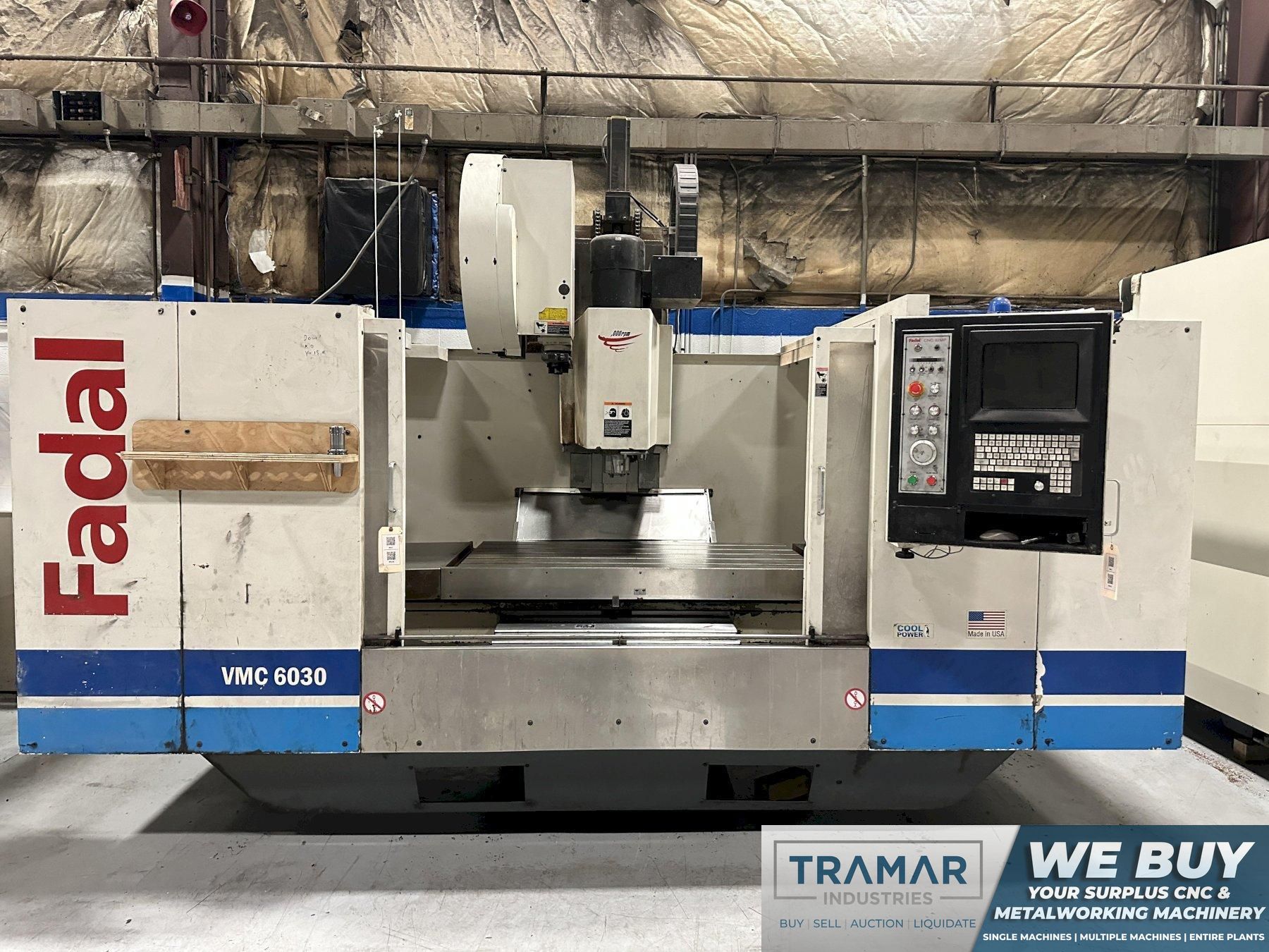 Fadal VMC-6030HT CNC Vertical Machining Center For Sale - 2006
