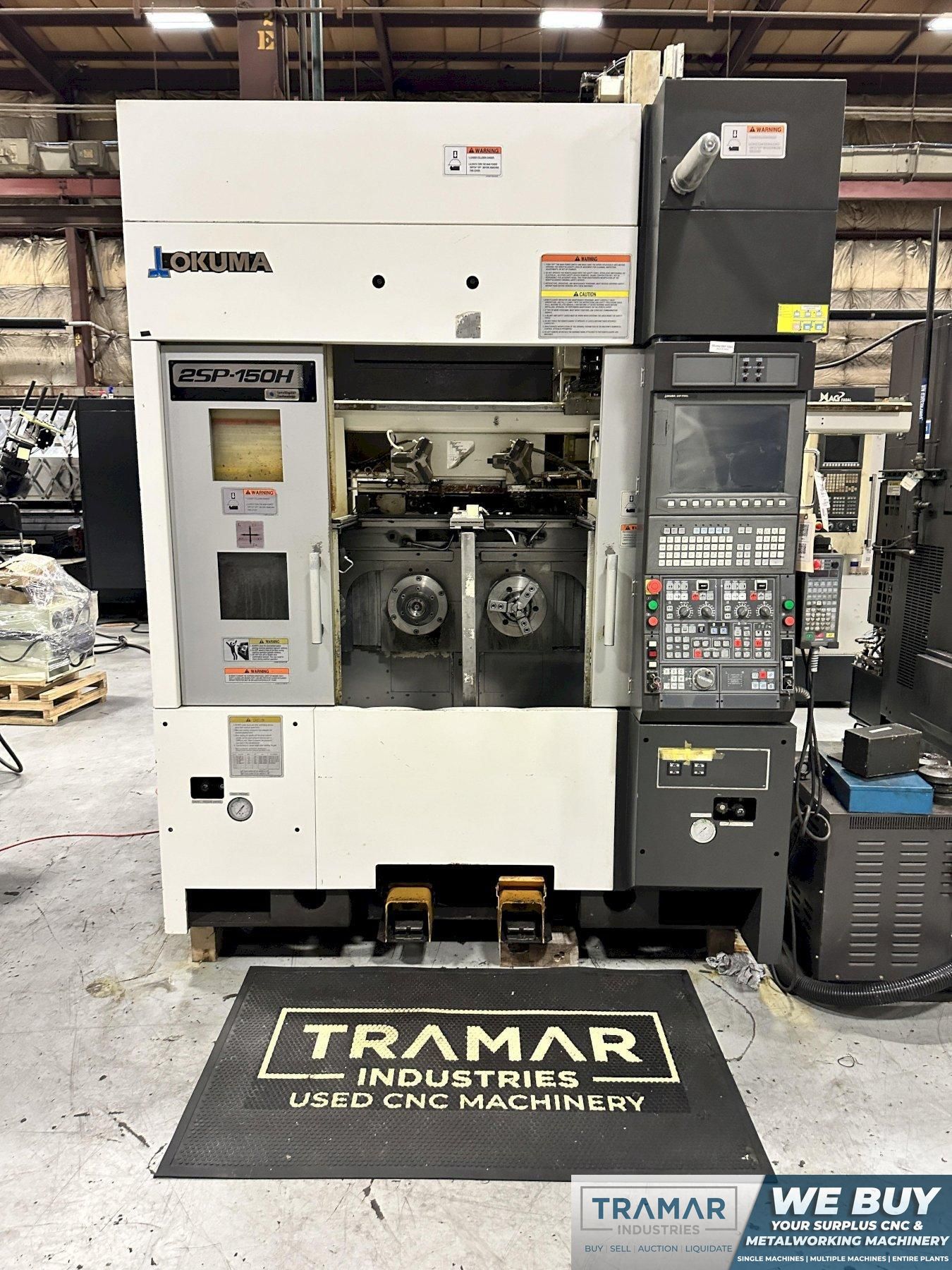 Okuma 2SP-150H Used CNC Lathe For Sale - 2015