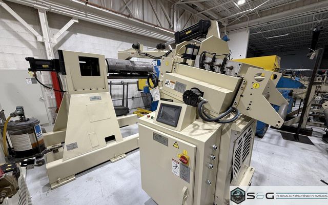 24,000 lbs. x 32" Width Minster Conventional Heavy Duty Servo Coil Feed Line, Model MRH20-38S / MSH30-32-7 / MEF6-32S, Year 2007