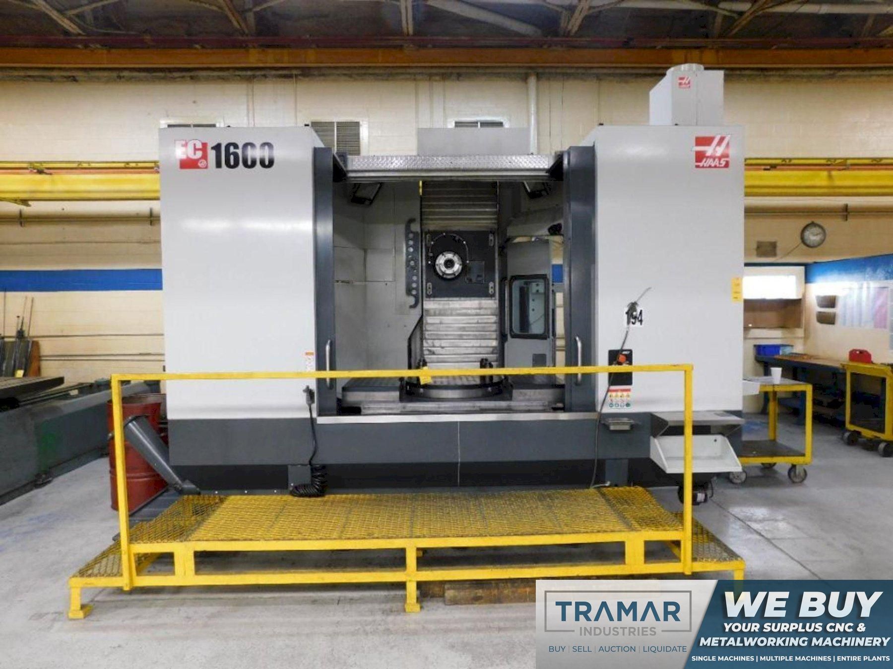 2019 Haas EC-1600 CNC Horizonal Machining Center For Sale