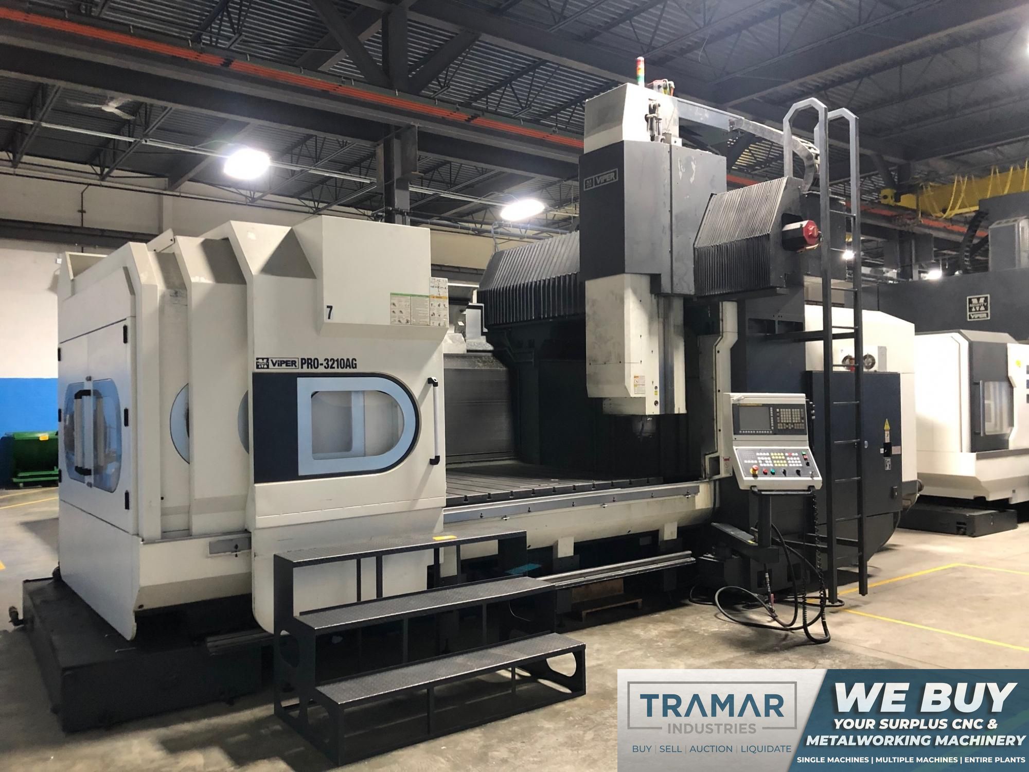 Mighty Viper 3210AG CNC Bridge Mill, Fanuc 31iMB Control,  120