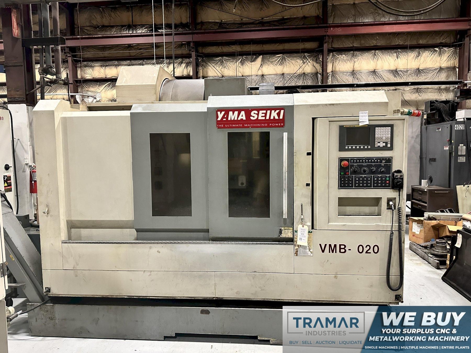 Yama Seiki VMB-1020 CNC Vertical Machining Center For Sale 2007