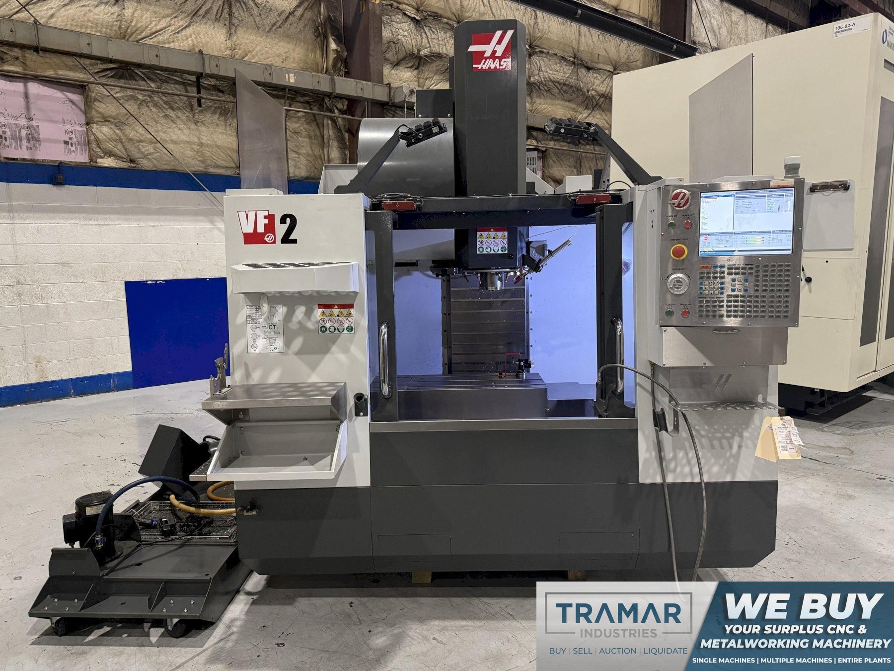 2016 Used Haas VF-2 CNC Vertical Machining Center For Sale - Low Hours