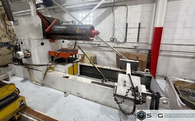 10,000 lbs. x 48" Wide Used Dallas Motorized Coil Reel with Coil Car Model DPR-10000 x 48-LH