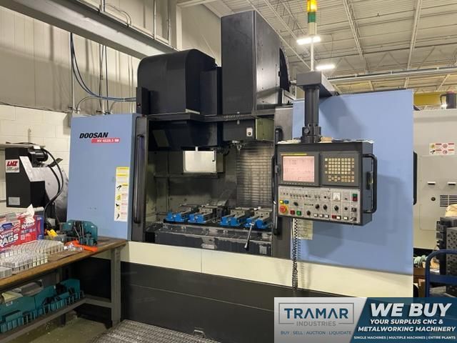 Doosan MV4020LS CNC Vertical Machining Center For Sale - 2009