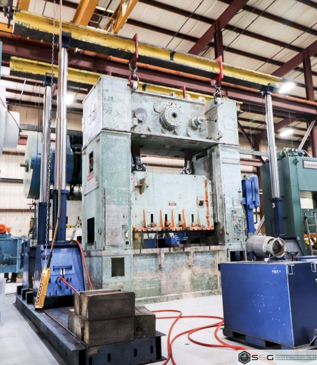 600 Ton NIAGARA SE2-600-108-60, Straight Side Mechanical Metal Stamping Press, REBUILT!