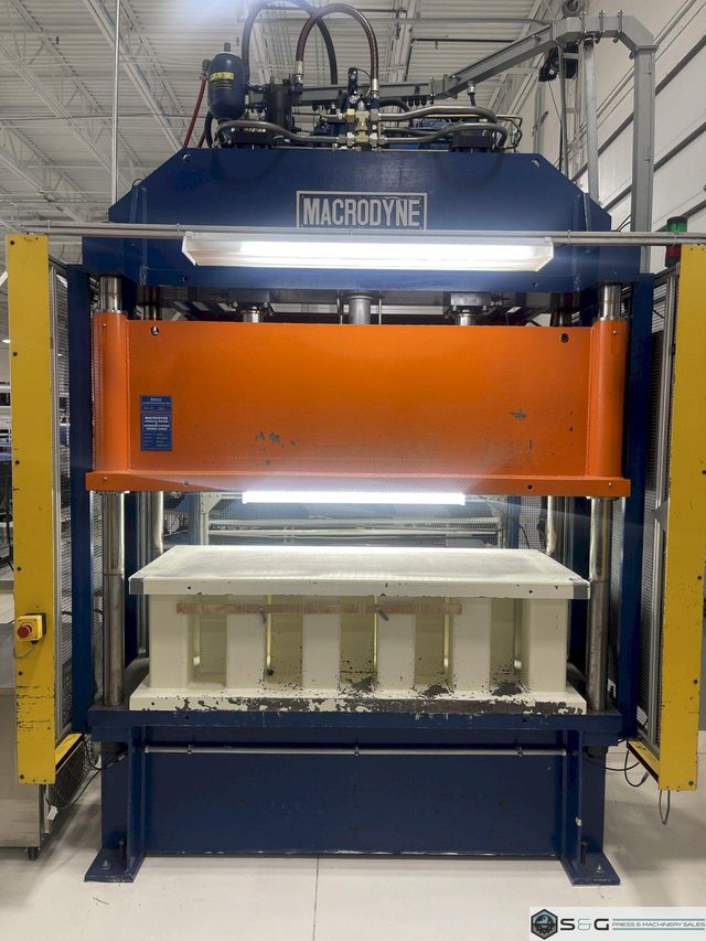 50 ton Macrodyne Model MPZ-50 4-Post Used Hydraulic Press For Sale, Year 2008