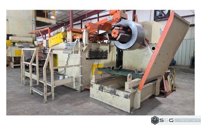 15,000 lbs. x 42" Dallas Coil Reel and Dallas Powered Straightener Available For Sale!