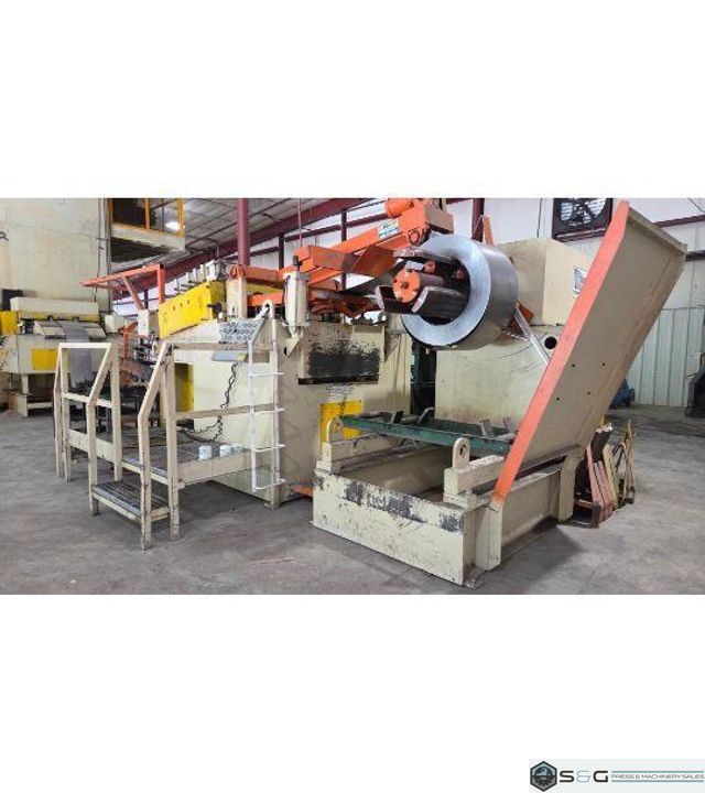 15,000 lbs. x 42" Dallas Coil Reel and Dallas Powered Straightener Available For Sale!