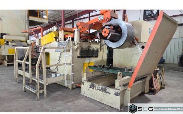 15,000 lbs. x 42" Dallas Coil Reel and Dallas Powered Straightener Available For Sale!